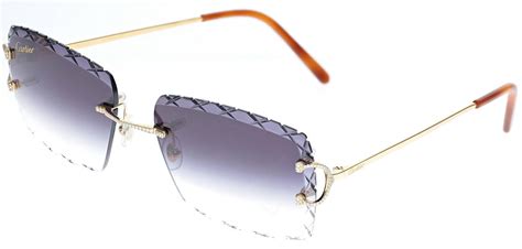 cartier sunglasses with diamonds|cartier unisex special edition sunglasses.